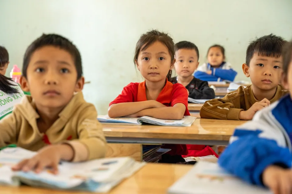 Sinh viên học tiếng Anh tại Sao Thái Dương